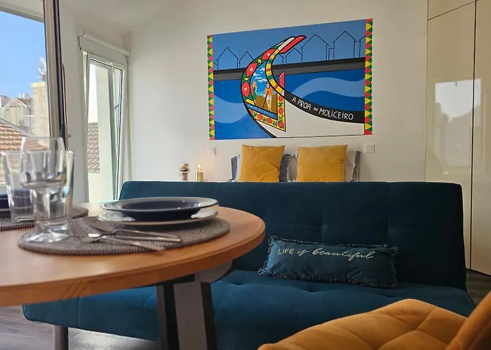 Apartmán A Proa Do Moliceiro Canal - Sunny Terrace Aveiro